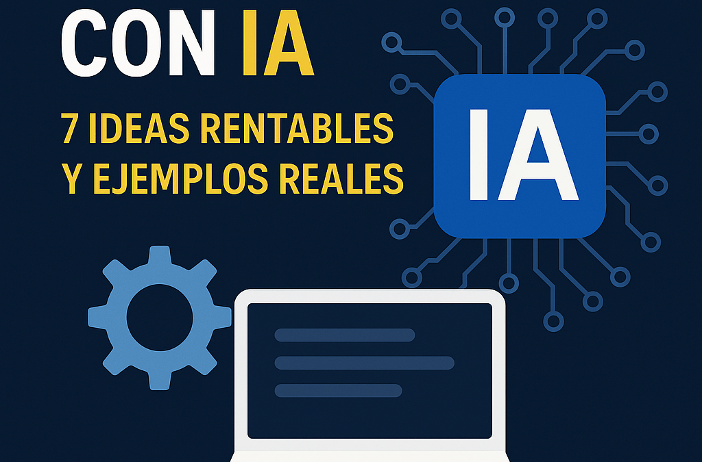 Negocios digitales con Inteligencia Artificial: 7 ideas para emprender hoy