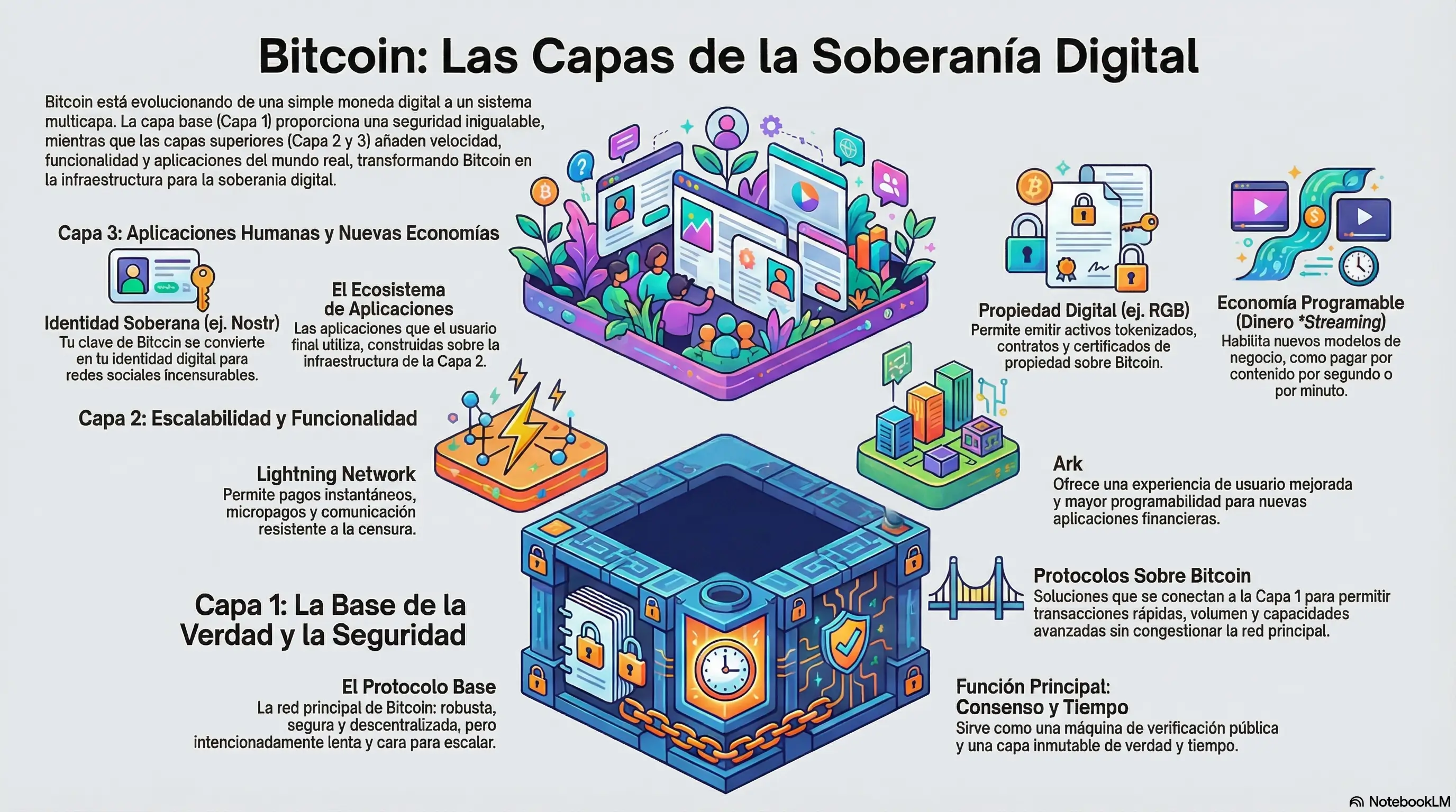 Bitcoin: capas de la soberanía digital